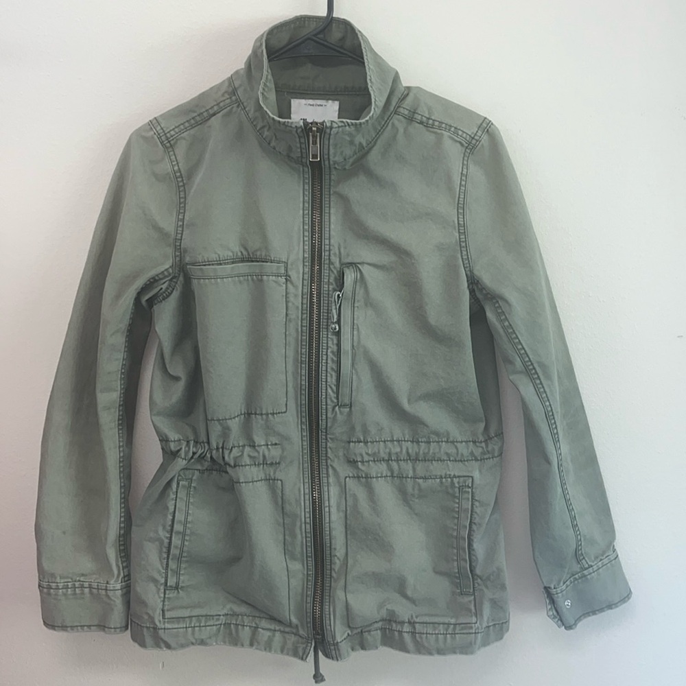 Madewell Denim Green Utility Jacket SzM